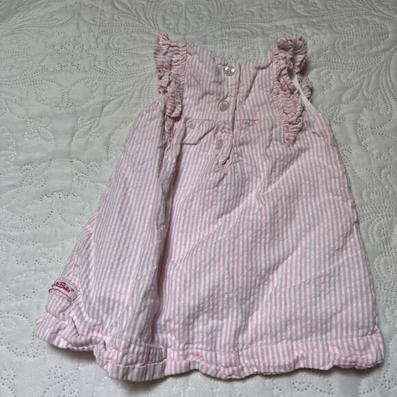 Ruffle Butts Seersucker Ruffle Dress Size 6-12m - Picture 3 of 5